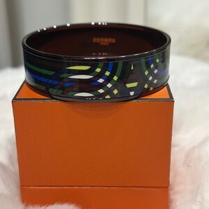 hermes bangle bracelet enamel Size 65